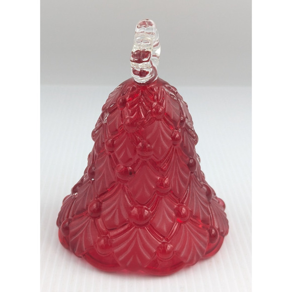 Original WaltherGlas Red Glass Bell Winter Christmas Tree Germany 5.5" H Rare - Picture 5 of 10